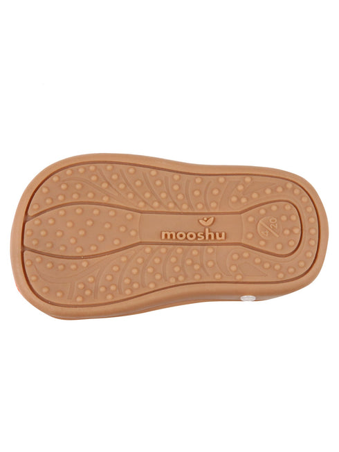 Mooshu Trainers Baby Boy Tan Hook And Loop Squeaky Shoes 3-4 - SophiasStyle.com